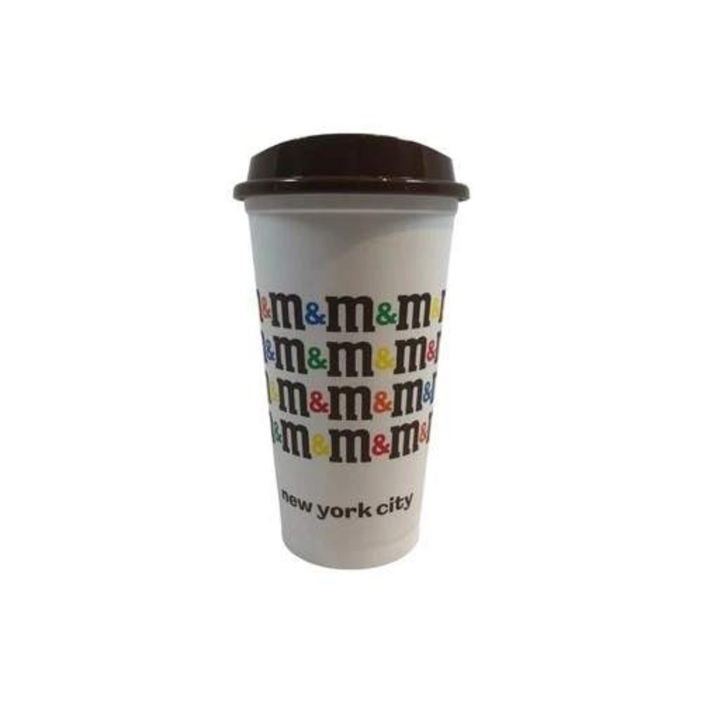 M&M's World New York City Reusable Plastic To-Go Cups with Lid